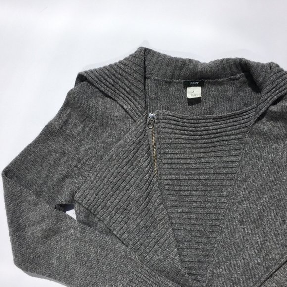 J Crew Wool Cashmere Zipper Sweater sz S - Picture 2 of 7
